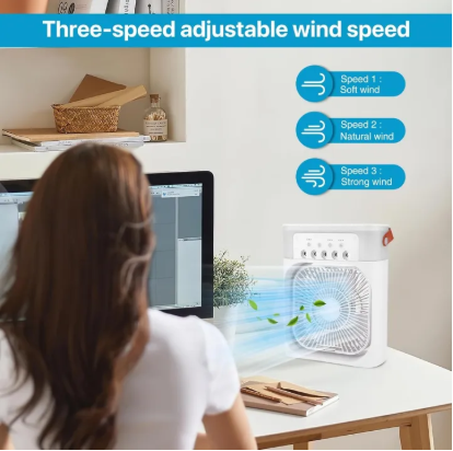 Cooling Fan With Ice