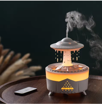 Mushroom Air Humidifier with 7-Color LED & Essential Oil Diffuser – Cute Ultrasonic Cool Mist for Home & Office