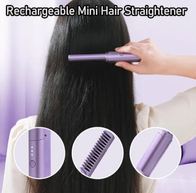 Portable Hair Straightener Comb