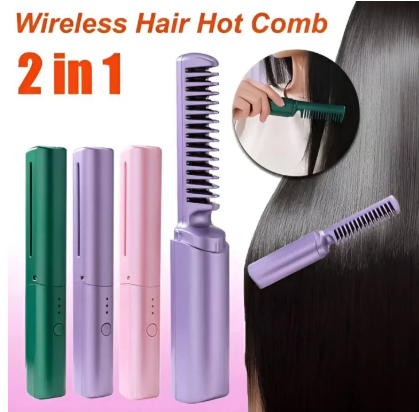 Portable Hair Straightener Comb