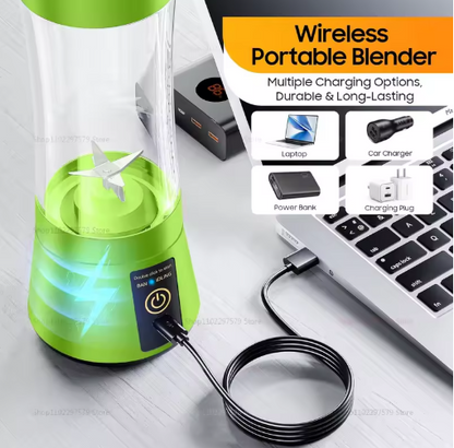 Portable Juicer Blender – USB Rechargeable Personal Smoothie & Shake Maker for Travel, Gym & Office