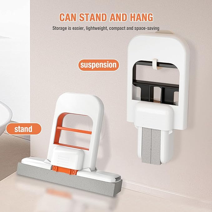 Strong Absorbent Mini Sponge Mop – Portable Wet & Dry Cleaning Mop for Bathroom, Kitchen, Glass & Desktop Dust Removal