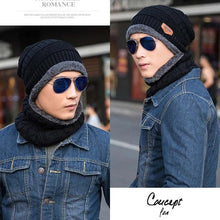 Winter Knit Beanie & Neck Warmer Set